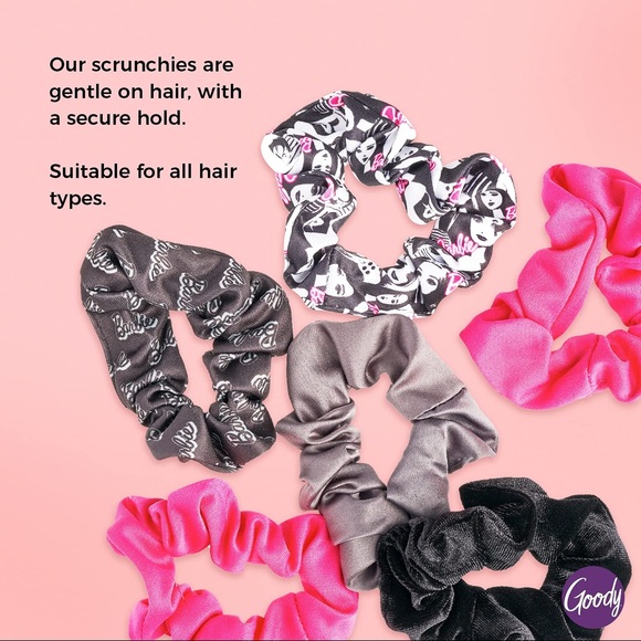 BARBIE x GOODY Ltd Ed. Scrunchies 6 pack - Picture 2 of 4